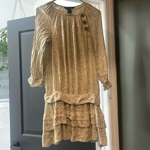 Olive Green Marc by Marc Jacobs’s flowery vintage dress